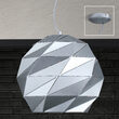 Lustra moderna argintie 1xE27/60W, Origami HL 6-1644/1 Silber Orion